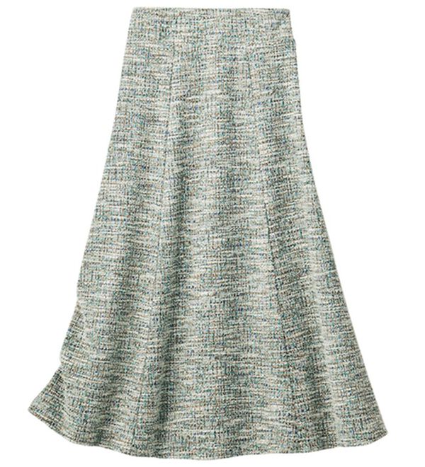 VINNO（ヴィノ）の「ツイードフレアースカート（ロングスカート）」｜詳細画像