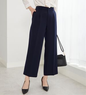 BELLUNA（ベルーナ）の「＜Ｃ／Ｓ＞センタータックワイドパンツ（ワイドパンツ・ガウチョ）」｜ネイビー