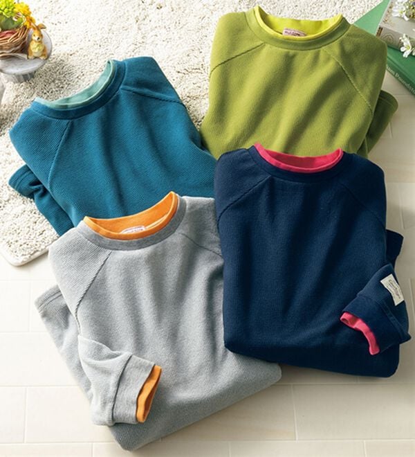 ルフラン（ルフラン）の「【４色組】重ね着風ふんわりプルオーバー（カットソー）」｜4色組