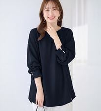 alotta（アロッタ）の「【６つの機能付】隠して上品見え！裾ラウンドチュニック（チュニック）」