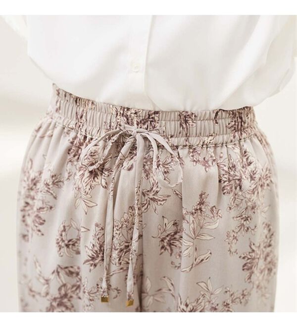 大花大人プリントイージーパンツ - ベルーナ【公式】