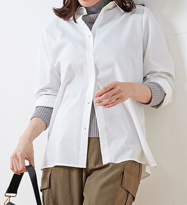 BELLUNA（ベルーナ）の「デイリーに着回せる！ベーシックシャツ（シャツ）」｜詳細画像