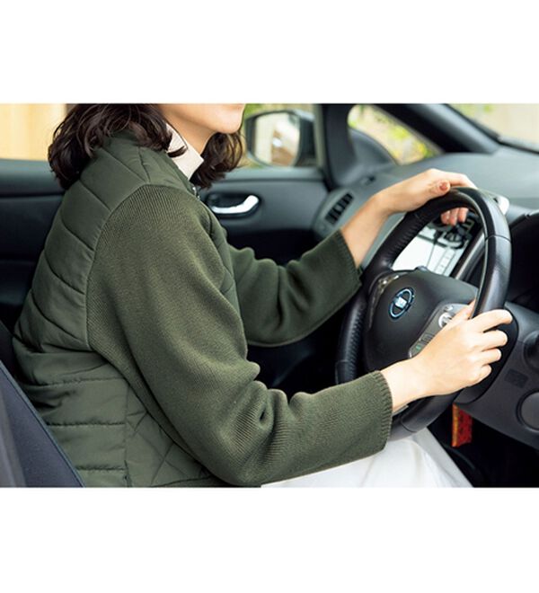 ルフラン（ルフラン）の「車移動にぴったり！異素材ブルゾン（ブルゾン）」｜詳細画像