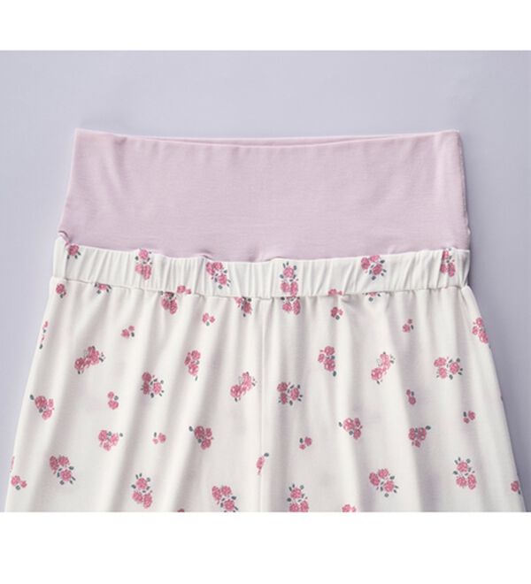 YU'NOW（ユナウ）の「【上下２点セット】ゆったりレーヨンブレンドハラマキパジャマ（パジャマ・ルームウェア）」｜詳細画像