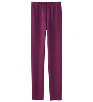 BELLUNA（ベルーナ）の「静電防止付裏ファー素材レギンス（フルレングスパンツ）」｜ワイン