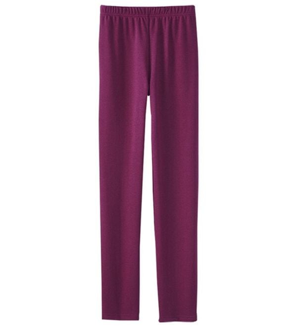 BELLUNA（ベルーナ）の「静電防止付裏ファー素材レギンス（フルレングスパンツ）」｜ワイン
