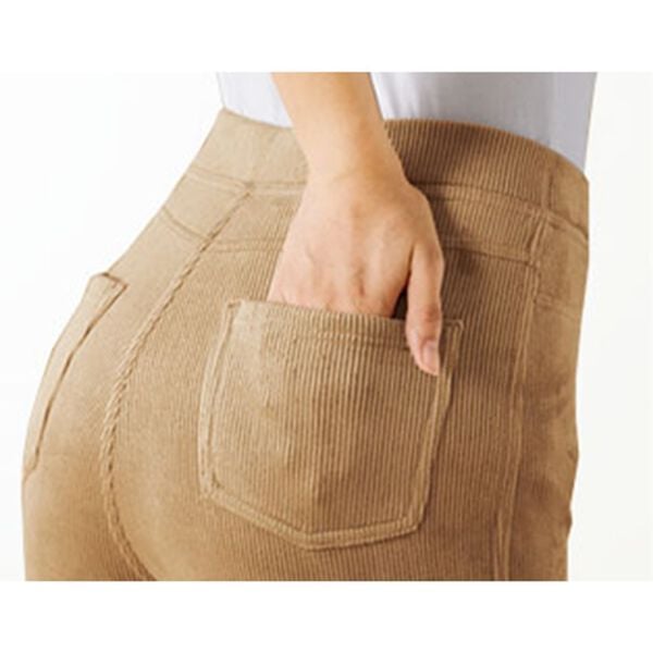 BELLUNA（ベルーナ）の「＜着るホカロン＞裏ベロアストレッチコーデュロイパンツ（フルレングスパンツ）」｜詳細画像