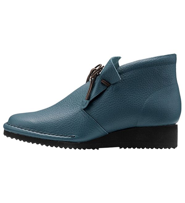 ルフラン（ルフラン）の「やわらかレザーのハイカットリボンシューズ（ブーツ）」｜詳細画像