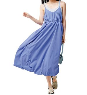 RANAN（ラナン）の「バルーン使いキャミワンピース（その他ワンピース）」｜ライトパープル