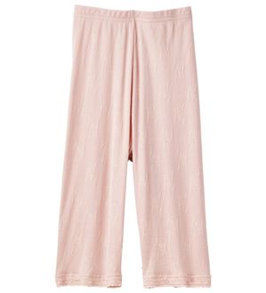 「なめらかシルク入りジャカードボトム　５分丈（肌着・インナーウェア）」｜ベビーピンク