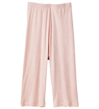 「なめらかシルク入りジャカードボトム　５分丈（肌着・インナーウェア）」