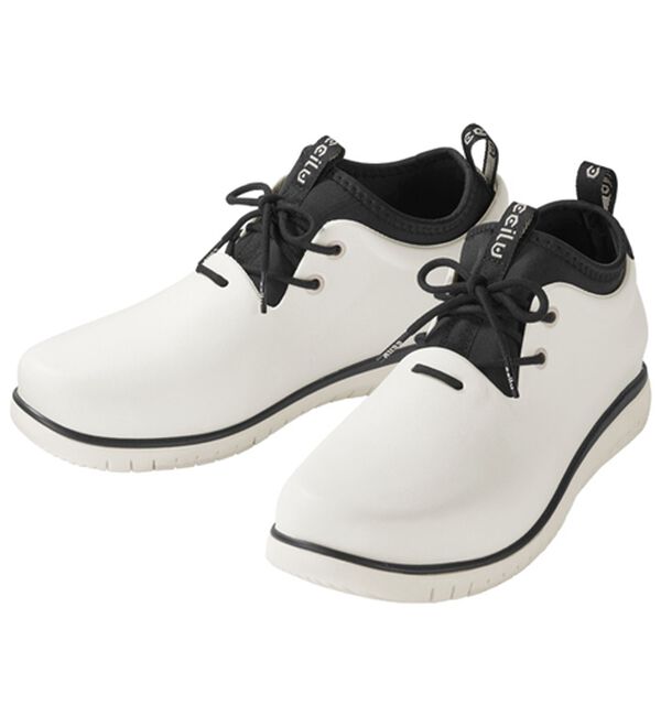 「オシャレなレインスニーカー（その他メンズ靴）」｜ホワイト