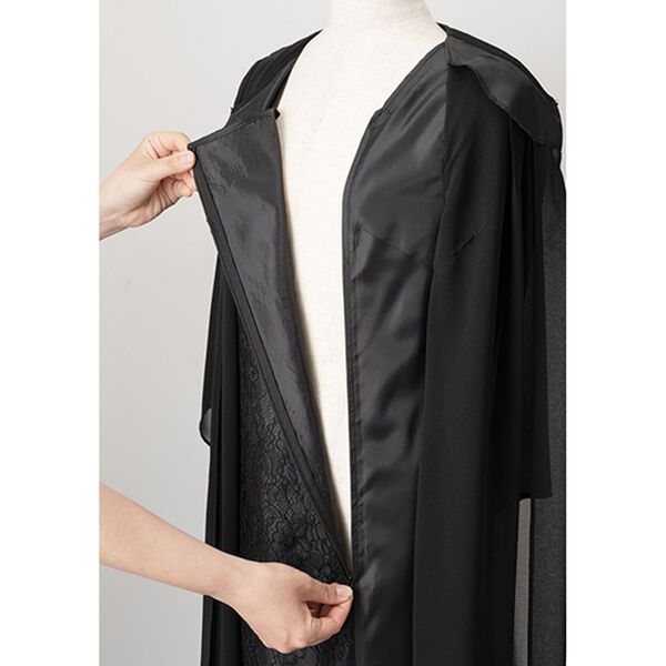 ルフラン（ルフラン）の「重ね着風レース使いワンピース（ブラックフォーマル（喪服・礼服））」｜詳細画像