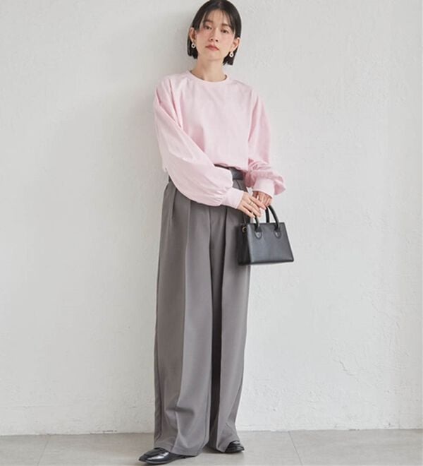 RANAN（ラナン）の「多機能ベーシックオーバーサイズ長袖Tシャツ（Tシャツ）」｜詳細画像