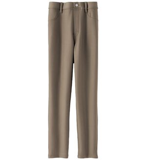 BELLUNA（ベルーナ）の「冷感！なめらかボンディング美脚パンツ（クロップドパンツ）」｜モカ