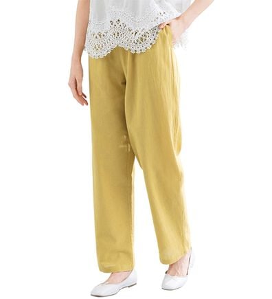 LAVIENNE（ラヴィエンヌ）の「【汗ばむ季節にも】サラッと毎日らくちんパンツ（フルレングスパンツ）」