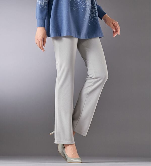 BELLUNA（ベルーナ）の「【裏起毛有無】ジャストフィットらくらくパンツ（フルレングスパンツ）」｜詳細画像