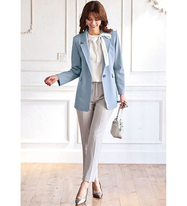 BELLUNA（ベルーナ）の「＜楽スタフィット＞テーラードジャケット（テーラードジャケット）」｜詳細画像