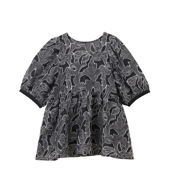 GeeRA（ジーラ）の「シアージャカードチュニックブラウス（ブラウス）」｜詳細画像