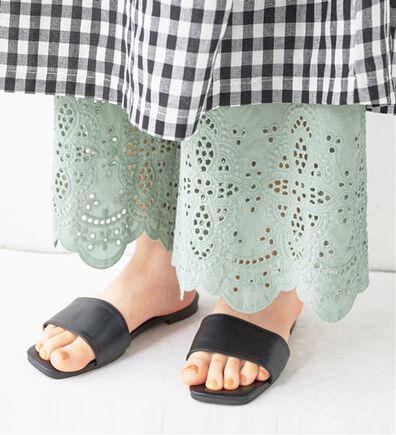 Viola e Viola（ヴィオラ エ ヴィオラ）の「綿レース使いペチパンツ（肌着・インナーウェア）」