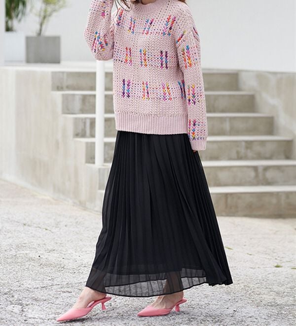 RANAN（ラナン）の「カラフルニットプルオーバー（ニット・セーター）」｜詳細画像