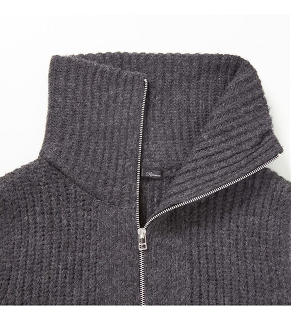 RANAN（ラナン）の「ファスナー付ニットベスト（ベスト）」｜詳細画像