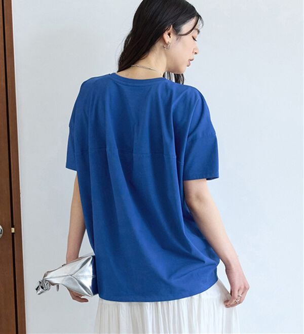 BELLUNA（ベルーナ）の「シュッと体型カバー！コクーンTシャツ（カットソー）」｜詳細画像