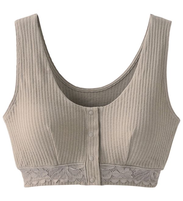 「【３色組】レースが肌に当たらない前あきブラ（ブラジャー）」｜詳細画像