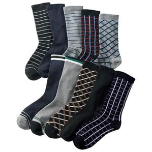 「【１０足組】お買得！ゴム跡付きにくい定番ソックス（メンズ靴下・タイツ）」｜10足組