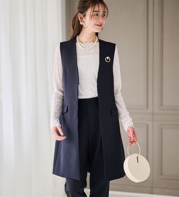 RANAN（ラナン）の「＜２点セット＞ロングジレセットアップ（その他スーツ）」｜詳細画像