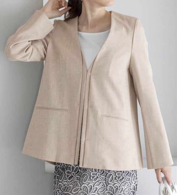 RANAN（ラナン）の「洗える！カセットスーツ　シリーズ（テーパードパンツ）」｜詳細画像