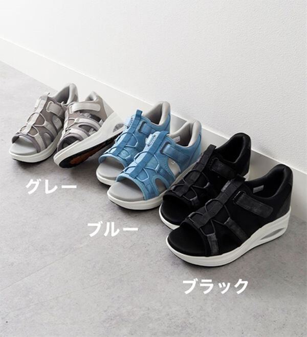 BELLUNA（ベルーナ）の「サッと履けるエアソールスニーカーサンダル（サンダル・ミュール）」｜詳細画像