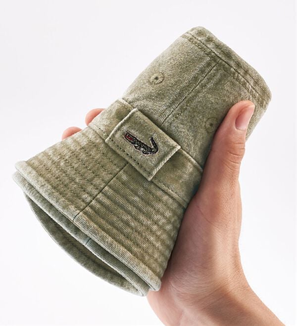 「＜クロコダイル＞こだわりの洗い加工帽子（メンズ帽子）」｜詳細画像