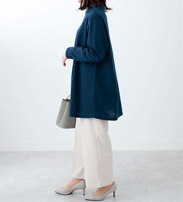 BELLUNA（ベルーナ）の「ボトルネック切替デザインチュニック（チュニック）」｜詳細画像