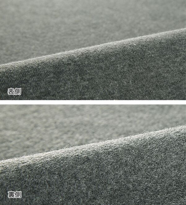 BELLUNA（ベルーナ）の「ケーブルニット使い裏起毛トレーナー（トレーナー・スウェット）」｜詳細画像