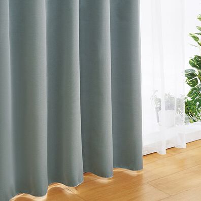 「保温機能付　遮光カーテン＆レース４枚組（ドレープカーテン）」