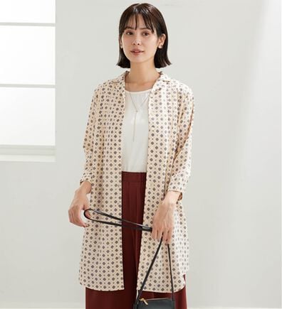 BELLUNA（ベルーナ）の「ジョーゼット素材ピンタック使いワンピース（その他ワンピース）」