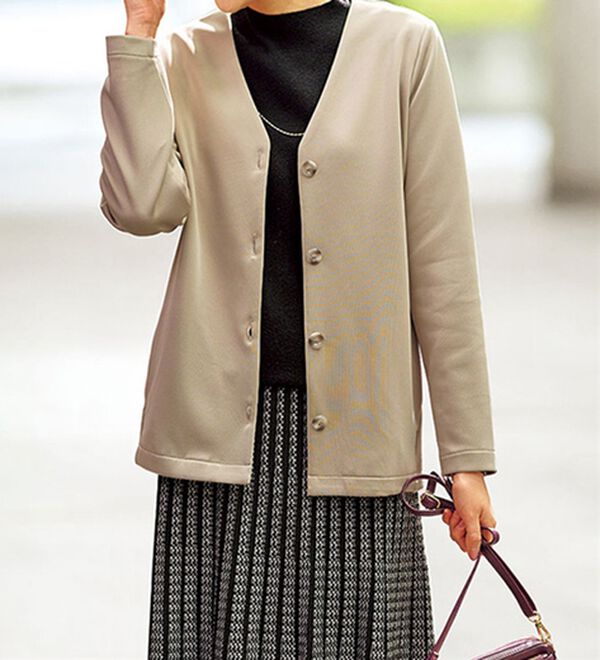 BELLUNA（ベルーナ）の「ロングベスト付ジャケットアンサンブル（その他ジャケット）」｜詳細画像