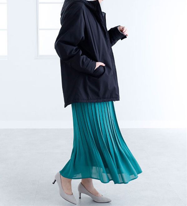 BELLUNA（ベルーナ）の「＜ｓｏｒａｆｕｋｕ＞中わたハンズフリージャケット（ハーフコート）」｜詳細画像