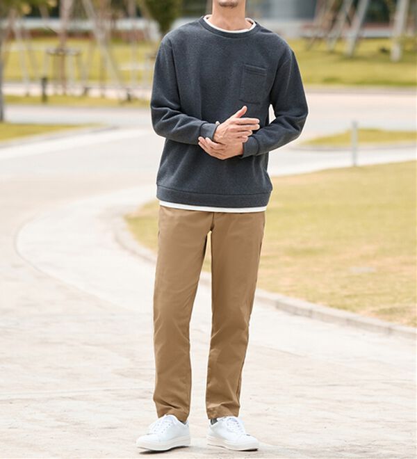 REMEN'S（リメンズ）の「【裏起毛】快適！ストレッチパンツ（メンズチノパンツ）」｜詳細画像