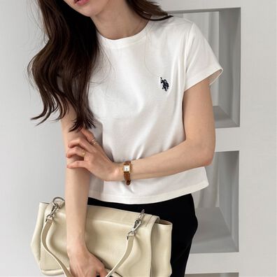 GeeRA（ジーラ）の「【ＵＳ．ＰＯＬＯ．ＡＳＳＮ】汗染み防止ミニＴシャツ（Tシャツ）」