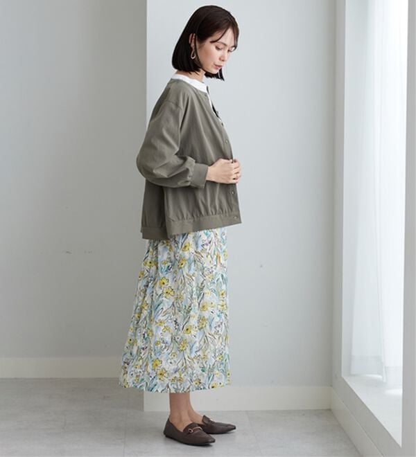 BELLUNA（ベルーナ）の「ビンテージ調ボタンデザインブルゾン（その他ジャケット）」｜詳細画像