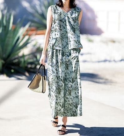 RANAN（ラナン）の「ボタニカル柄リゾートセットアップ（セットアップ）」