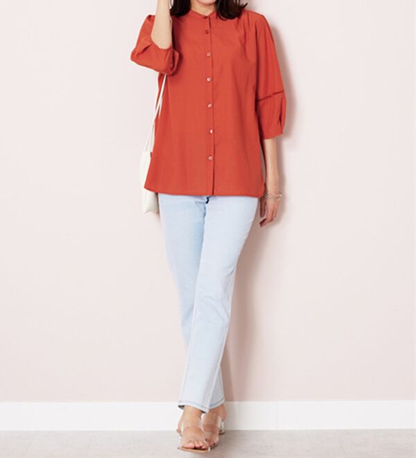 BELLUNA（ベルーナ）の「エアリービンテージ素材レース使いブラウス（ブラウス）」｜詳細画像