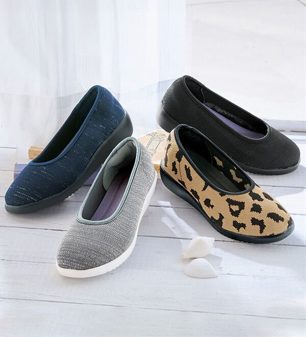 BELLUNA（ベルーナ）の「幅広ラクちんニットパンプス（パンプス）」｜詳細画像