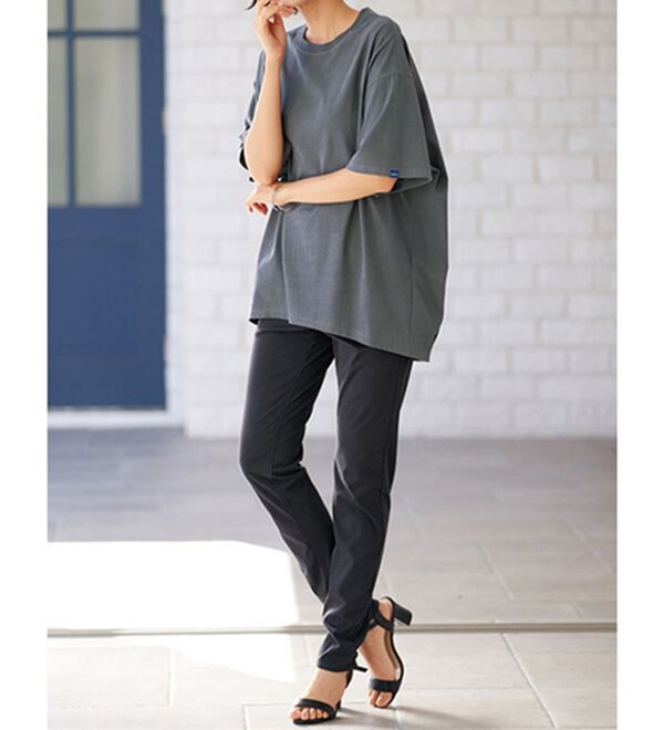 BELLUNA（ベルーナ）の「＜ＣＯＶＥＲＯＳＳ（Ｒ）＞ウルトラフリーザー超冷感パンツ（フルレングスパンツ）」｜詳細画像