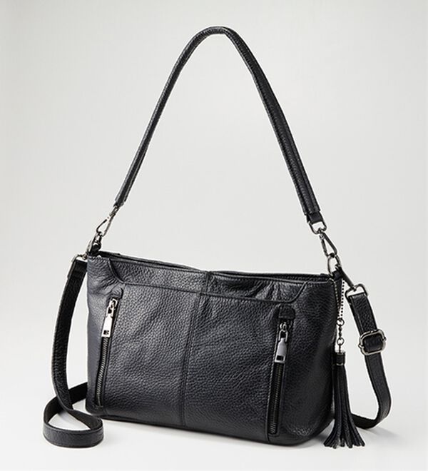 BELLUNA（ベルーナ）の「牛革多ポケット２ＷＡＹ手提げ（ハンドバッグ）」｜詳細画像