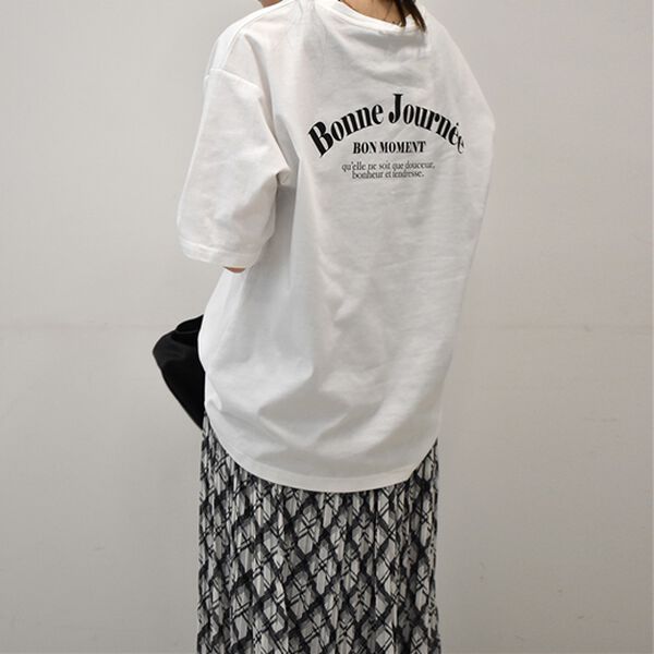 RANAN（ラナン）の「プリントロゴＴシャツ（カットソー）」｜詳細画像