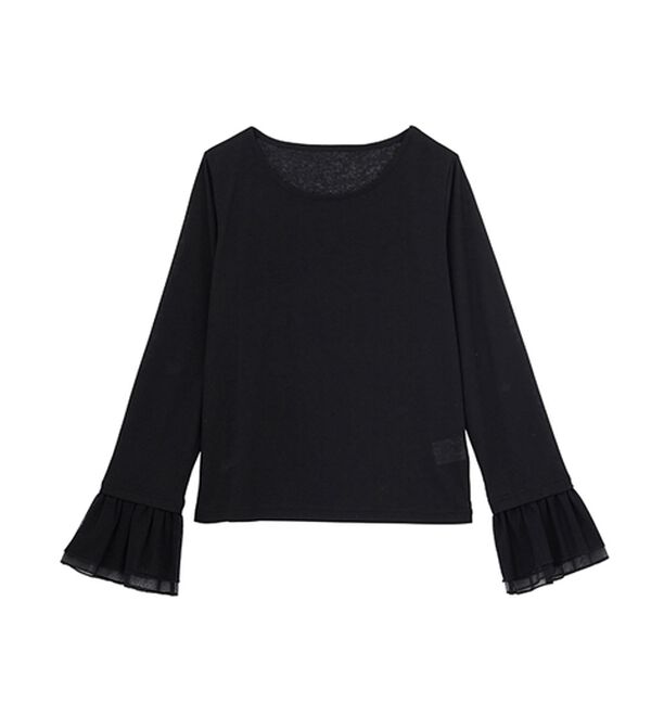 RANAN（ラナン）の「フレアーチュール袖スラブシアーＴ（カットソー）」｜詳細画像