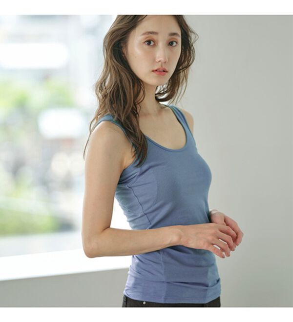 YU'NOW（ユナウ）の「ベーシック汗取りインナー　タンクトップ（肌着・インナーウェア）」｜詳細画像